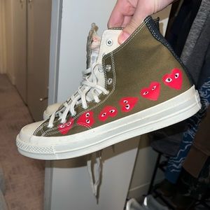 Mens 9 COMME does Garçons Converse Sneakers